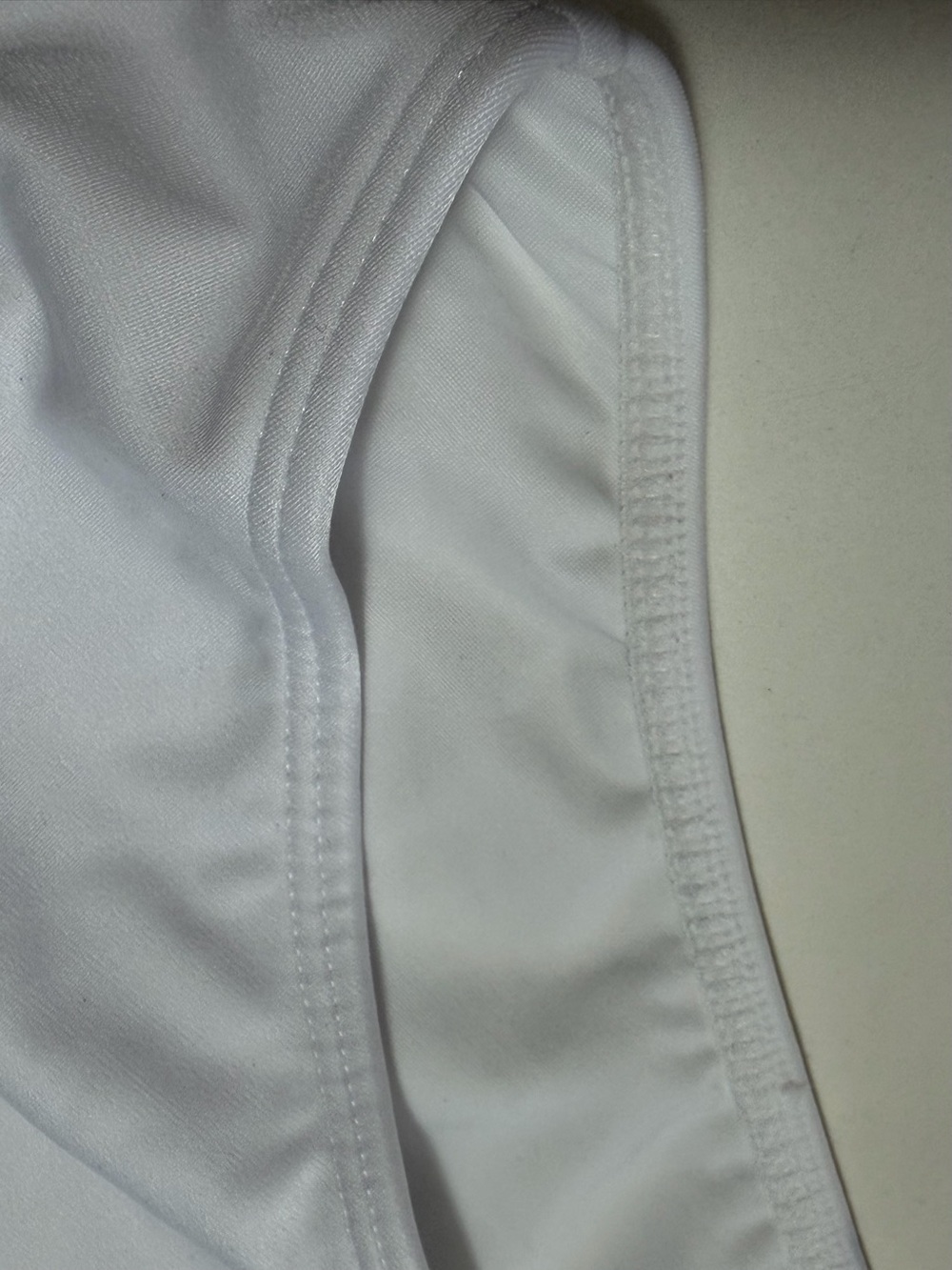 ViX Paula Hermanny Solid Brenda One Piece Swimsuit White - Gold Bead - Women’s M - Picture 14 of 16